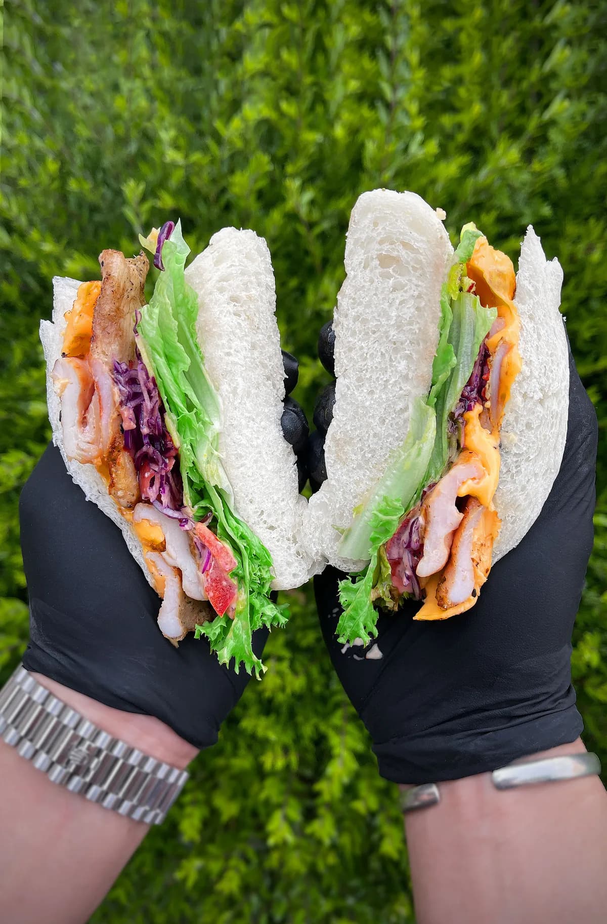 Chicken Teriyaki Bao Burger