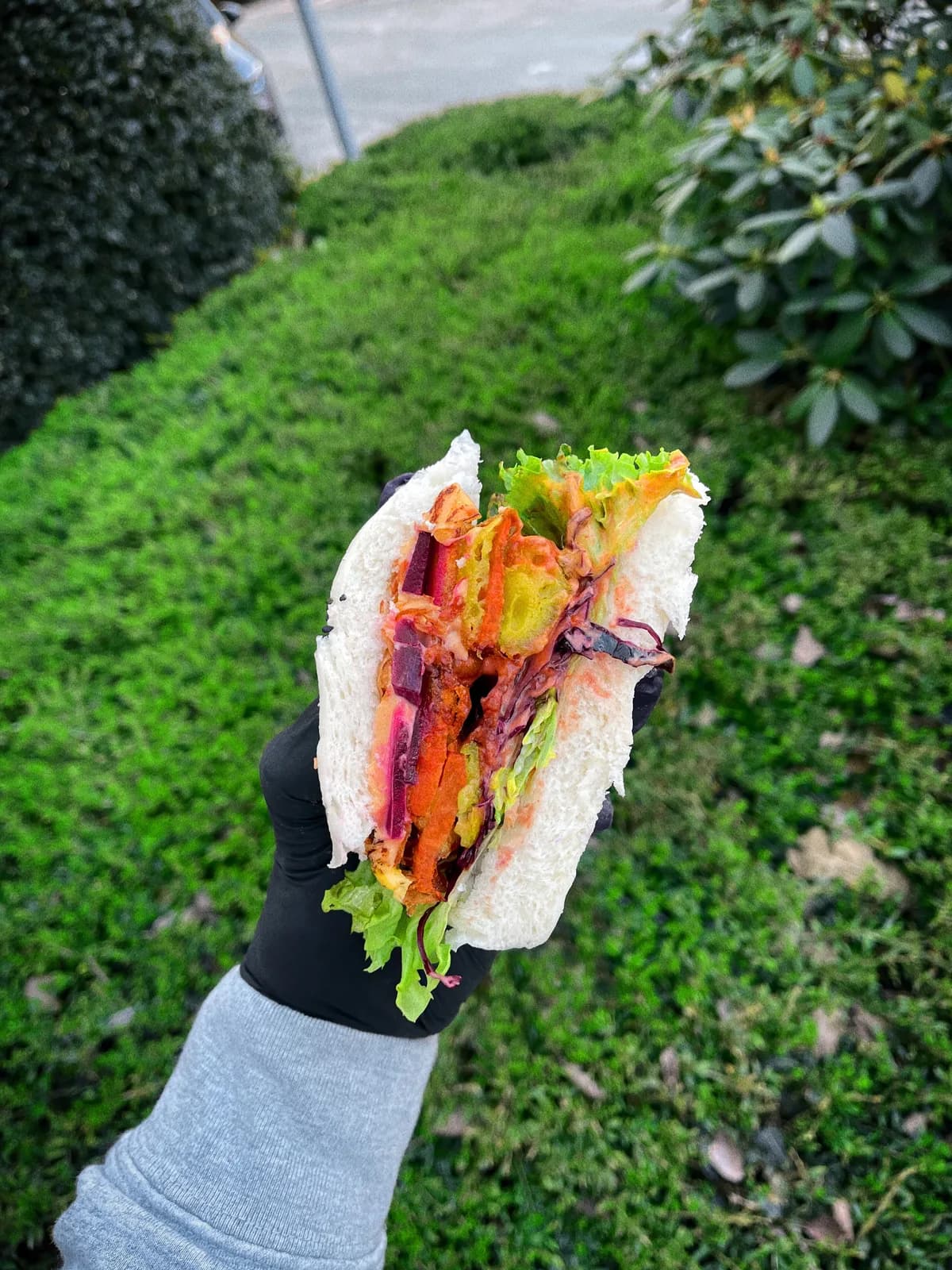 Crispy Veggie Bao Burger