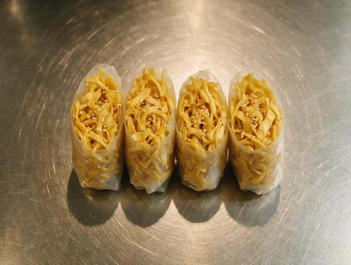 Sommerrollen Jackfruit & Sesam