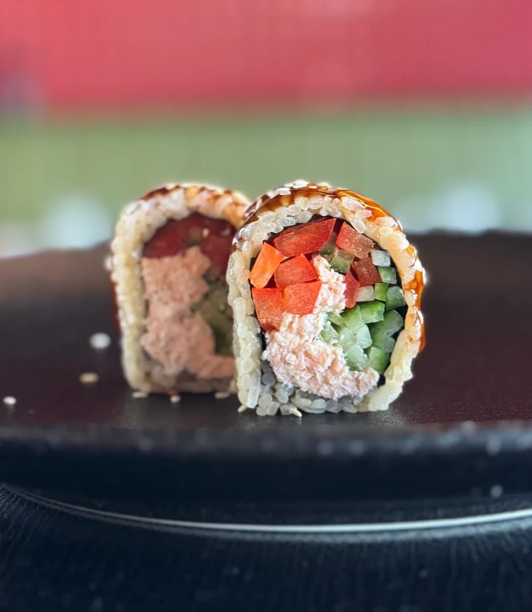 Salmon Teriyaki Roll