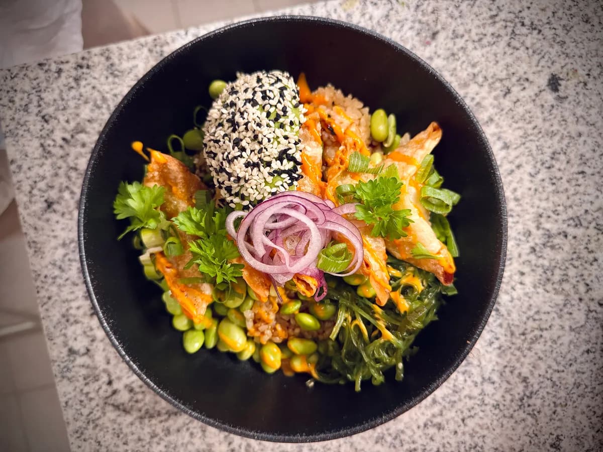 Vegan Gyoza Bowl